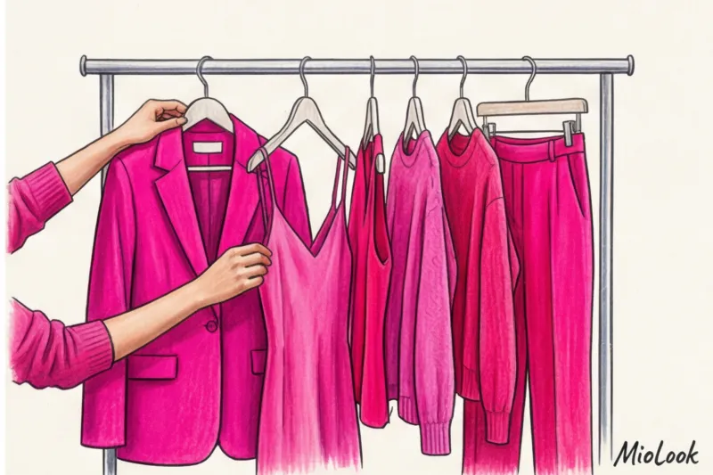 Яркий монохром: как носить фуксию, электрик и красный в формате total look - 6