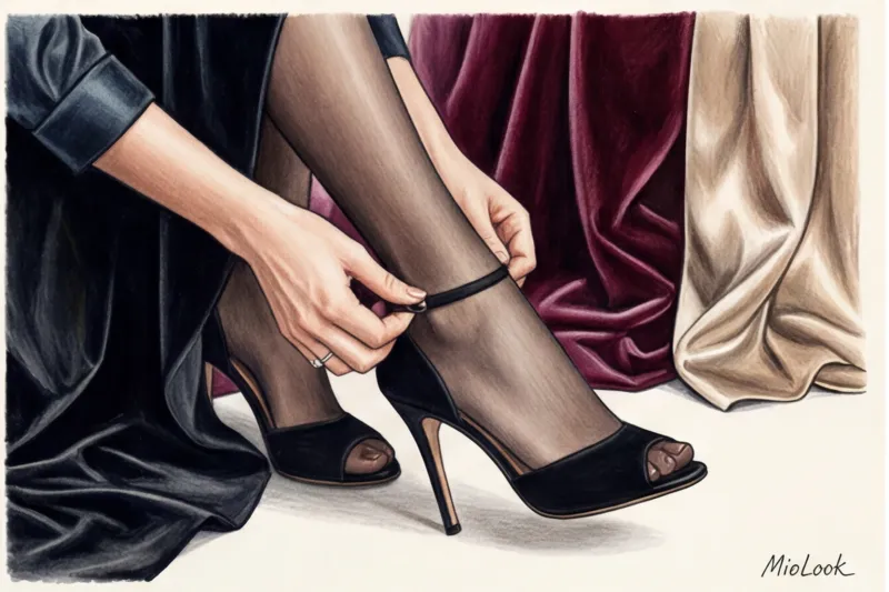 Можно ли носить колготки с босоножками и открытой обувью? - 4