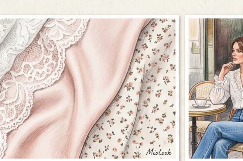 Романтический стиль одежды: рюши, кружево и женственные силуэты - 2