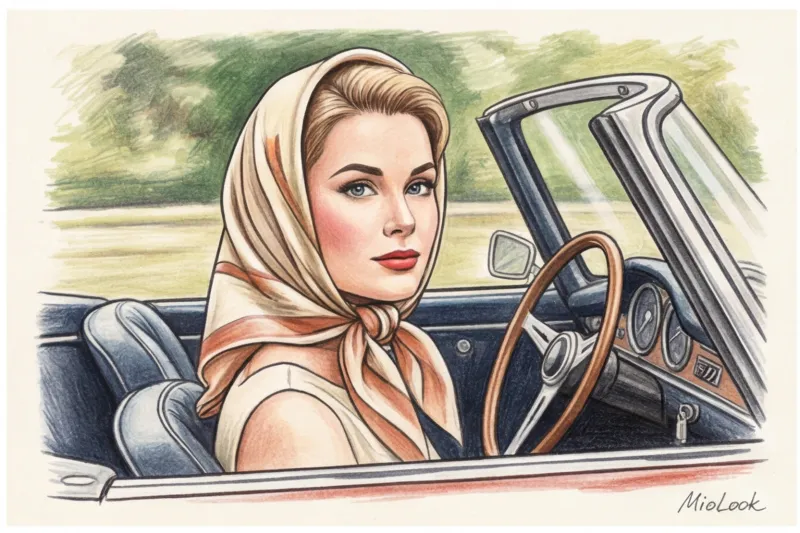 Способы завязать платок на голове: от классической косынки до тюрбана - 4