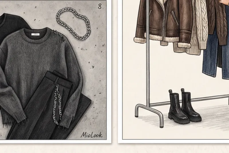 Зимний гранж: как одеваться тепло, но в бунтарской эстетике - 8