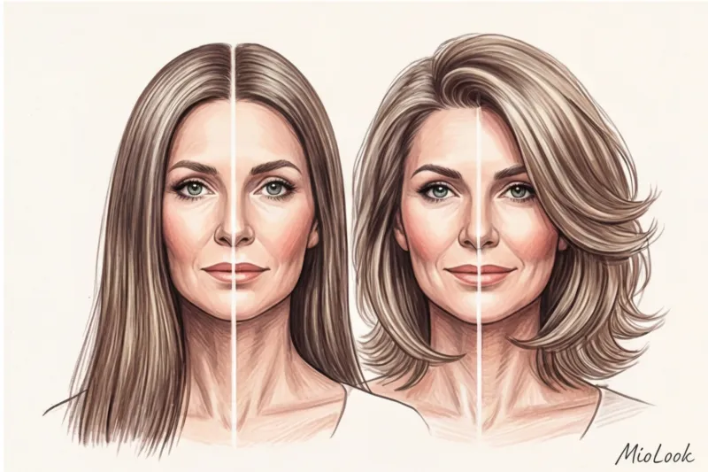 Омолаживающие стрижки: виртуальная примерка причесок, которые скрывают возраст - 9