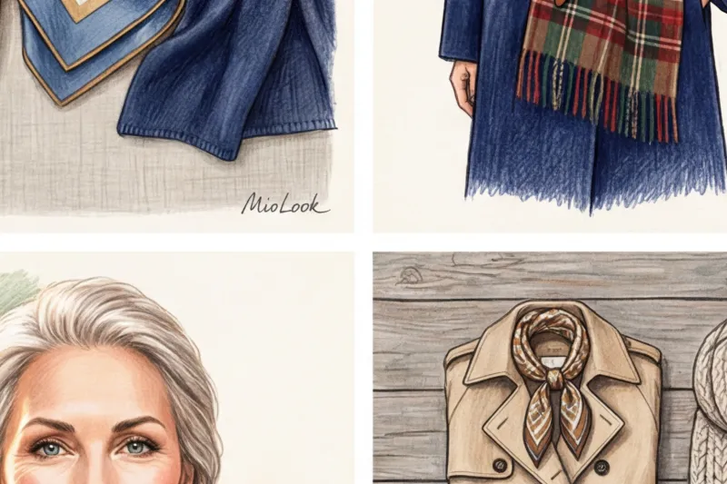 Как красиво завязать шарф на пальто: 10 стильных способов для разного кроя - 5