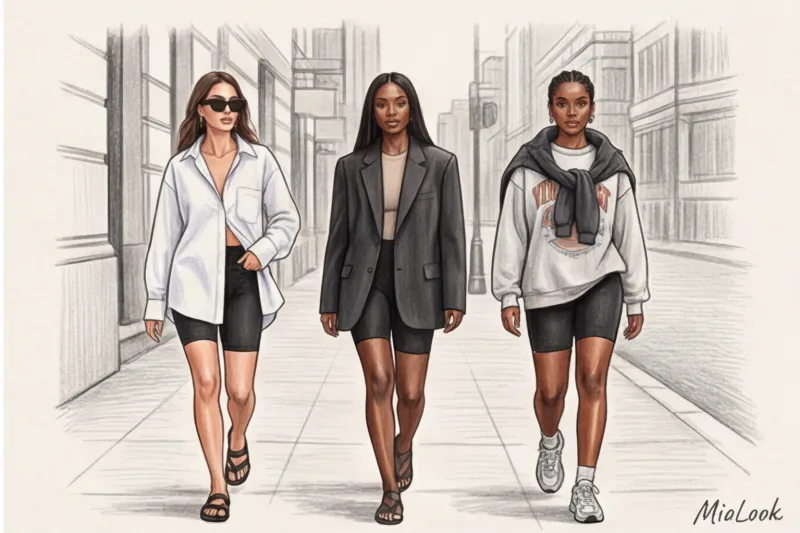 Велосипедки в городском гардеробе: лучшие идеи образов на лето - 3