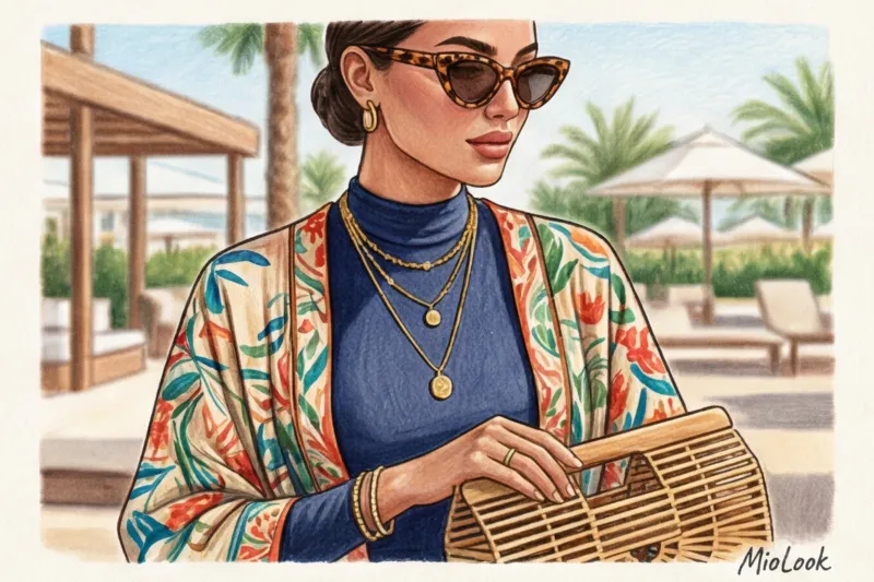 Пляжные накидки и туники: с чем носить буркини вне воды - 5