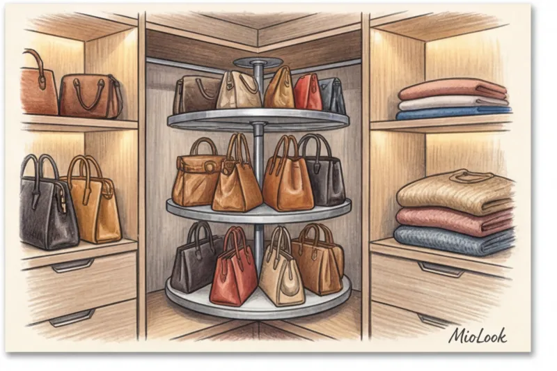 П-образная гардеробная: идеальный дизайн для прямоугольных комнат - 9