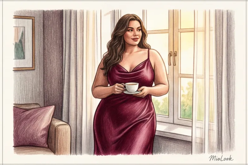 Пижамы и сорочки plus size: как подобрать удобную и красивую одежду для сна - 5