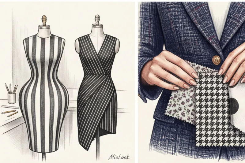 Визуальная коррекция фигуры с помощью принтов и фактур - 2