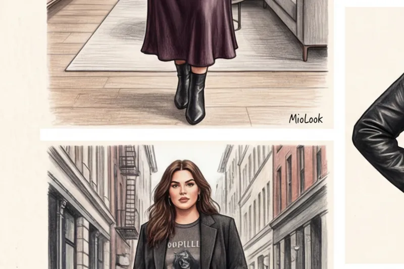 Стиль гранж и рок для девушек plus size: как правильно работать с объемами - 4