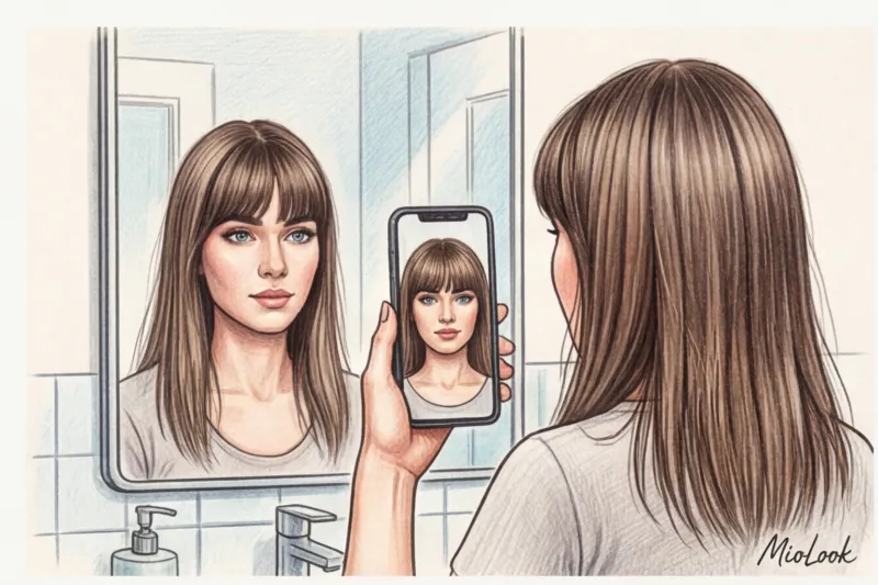 Trying on bangs online from a photo: Why AI is deceiving