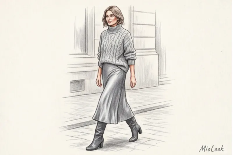 Как носить серый цвет и не стать «серой мышкой» или старше своих лет - 4