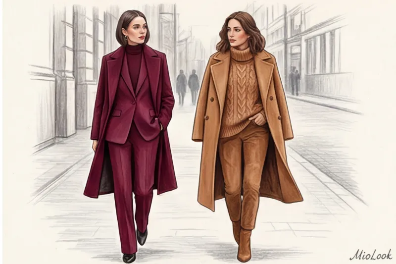 Осенне-зимний монохром: как стильно выглядеть в многослойных однотонных образах - 6