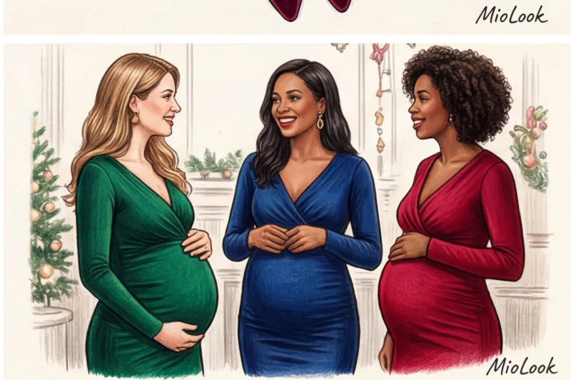 Нарядная одежда для беременных: образы для праздников и корпоративов - 9