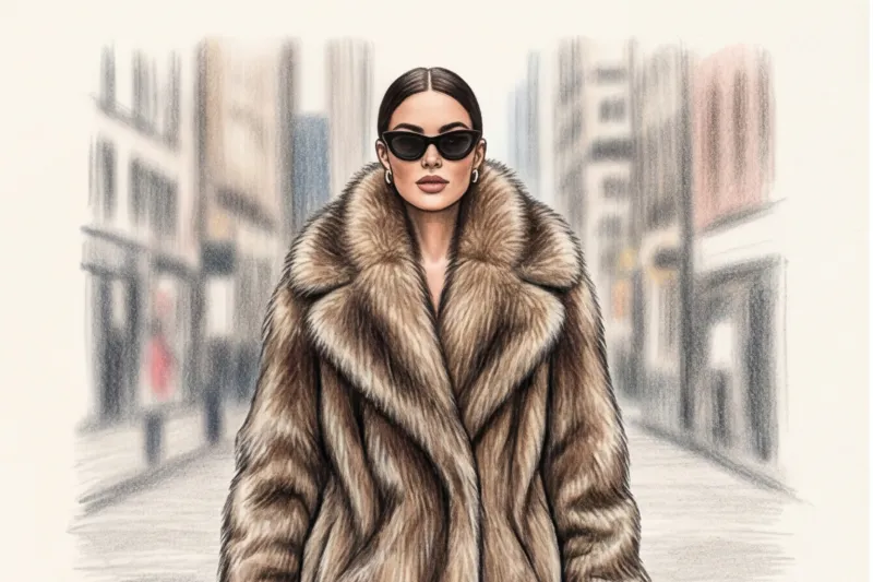 Какая шуба mob wife лучше: винтаж или эко-мех?