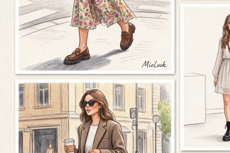 Романтический стиль одежды: рюши, кружево и женственные силуэты - 4