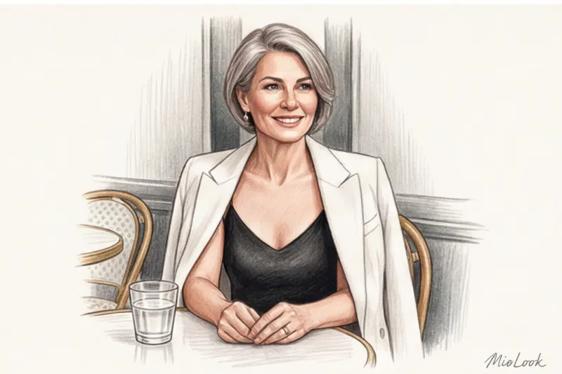 Нарядная одежда для женщин 50 лет: что надеть на свадьбу, юбилей или в театр - 8