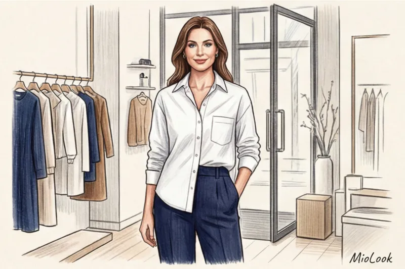 Блузки, рубашки и топы для фигуры с животиком: правила выбора - 8