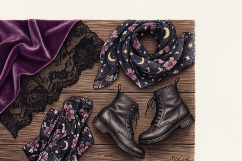 Эстетика Whimsigoth: как внедрить мистический винтаж в современный лук - 3