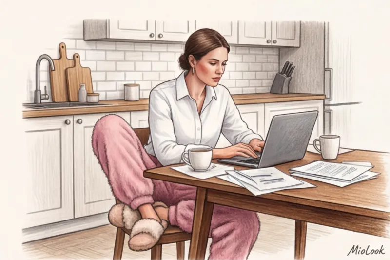 Quick image transformation: from home to a meeting