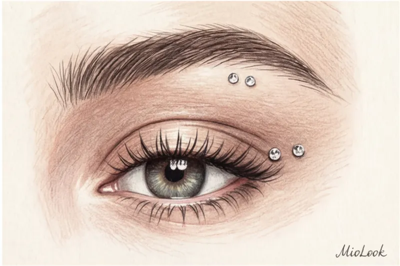 Тренды вечернего макияжа: блестки, стразы и гранж - 4