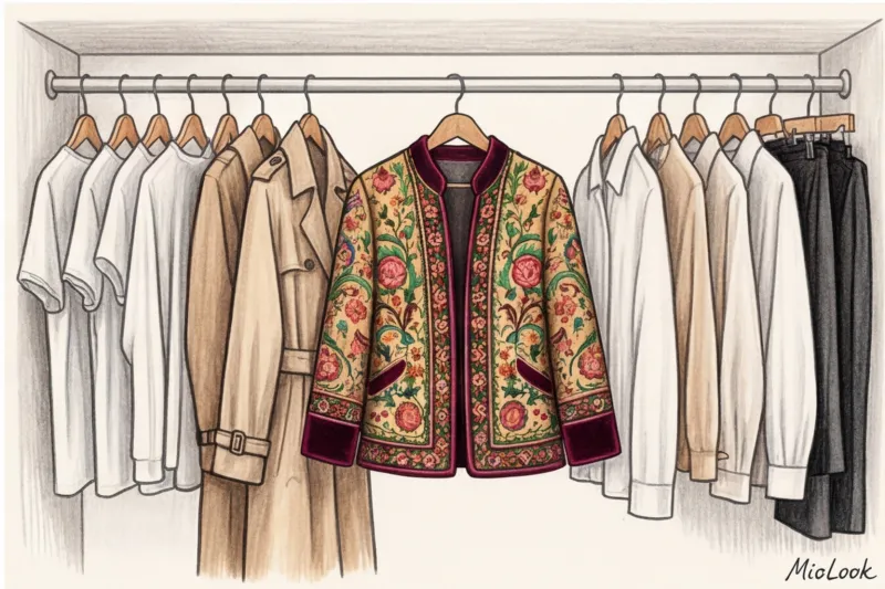 Как вписать винтажные вещи в современный базовый гардероб с помощью ИИ - 9