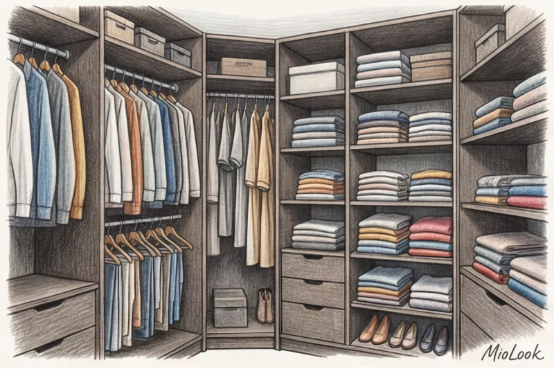 Системы хранения для гардеробной: сетчатые, модульные или ДСП? - 2