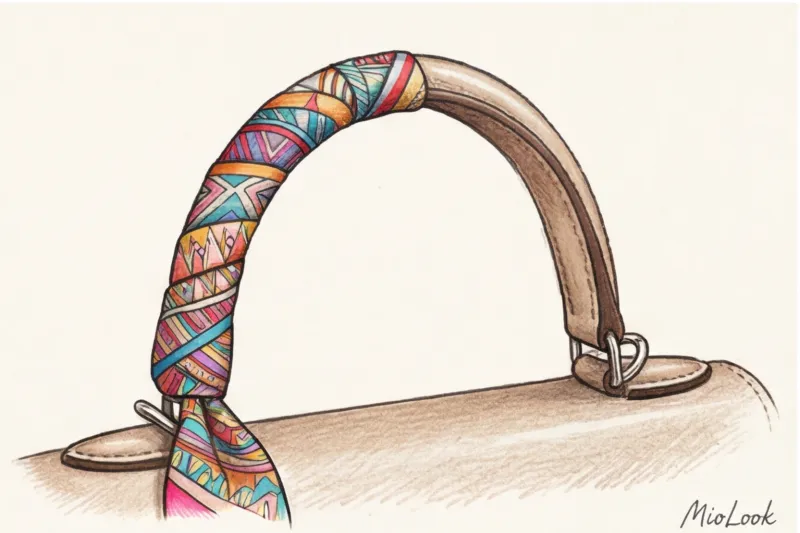 Как украсить сумку платком: пошаговая инструкция - 7