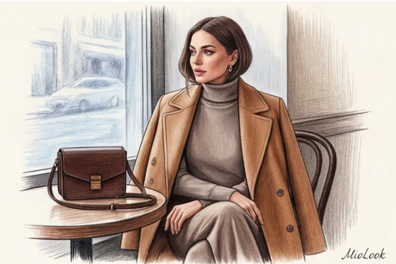 Осенне-зимний монохром: как стильно выглядеть в многослойных однотонных образах - 8