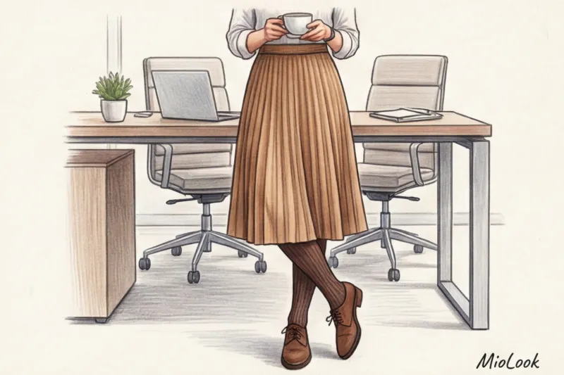 Колготки в деловом гардеробе: строгий дресс-код и летний офис - 5