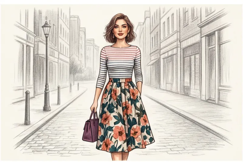 Принты и фактуры в капсульном гардеробе: правила стильного сочетания - 2