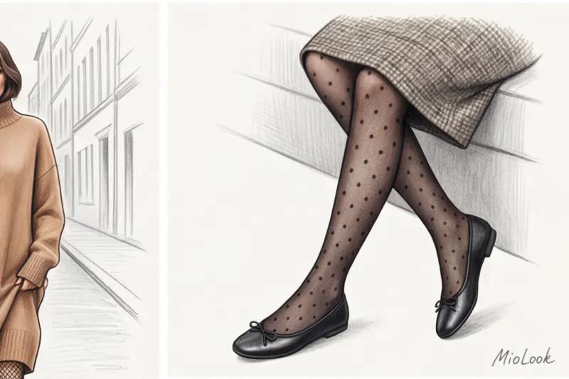 Колготки в сетку и с принтом: как носить, чтобы не выглядеть вульгарно - 3