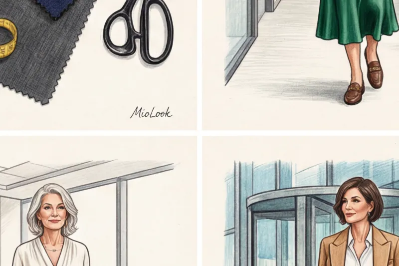 Деловой гардероб для женщины 50 лет: статусная одежда для офиса - 5