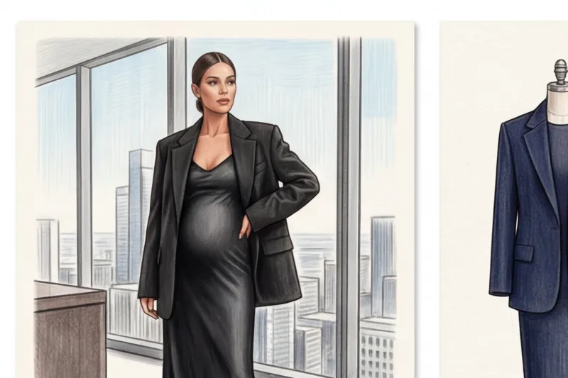 Офісний одяг для вагітних: як зберегти авторитет