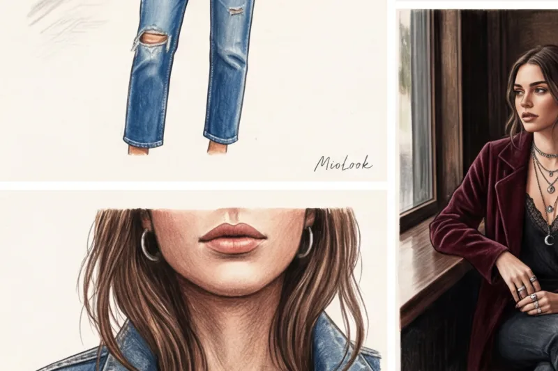 Бунтарские эстетики: Гранж, Рок и Whimsigoth в современном гардеробе - 4