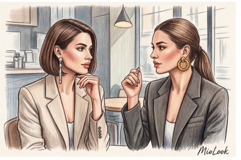 Как подобрать серьги по форме лица: от пусетов до шандельеров - 9