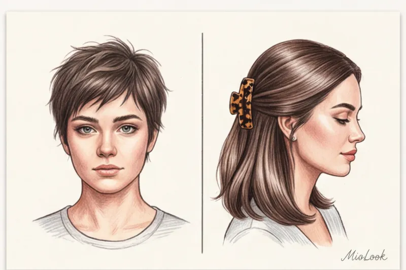 Как подобрать практичную стрижку для декрета с помощью нейросетей - 2