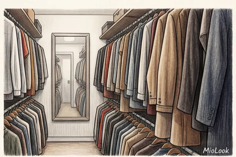 Зеркало в гардеробной: где расположить для удобных примерок - 2