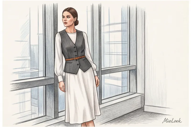 Деловой дресс-код и многослойность: нескучные образы для офиса - 4