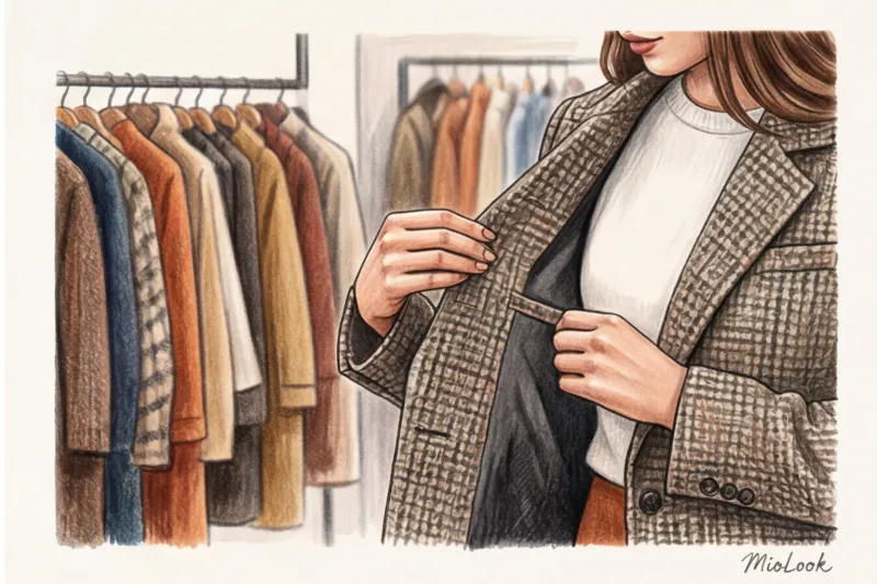 Фактурные ткани на осень и зиму: твид, вельвет, букле и их место в гардеробе - 6