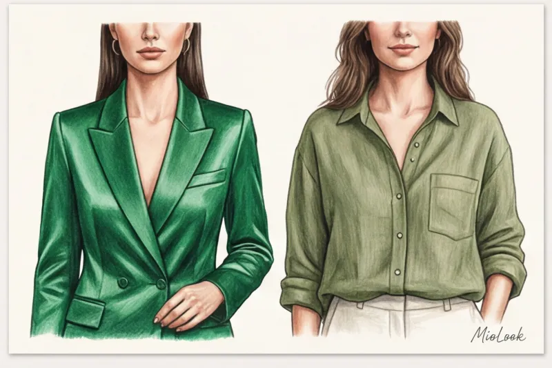 Зеленый цвет в одежде: как транслировать спокойствие и эмпатию - 8