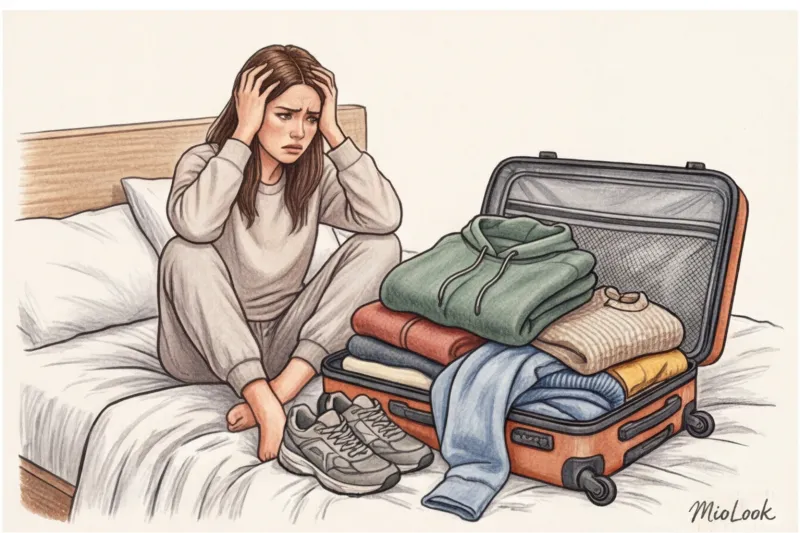 Sports capsule clothing: packing for a fitness tour