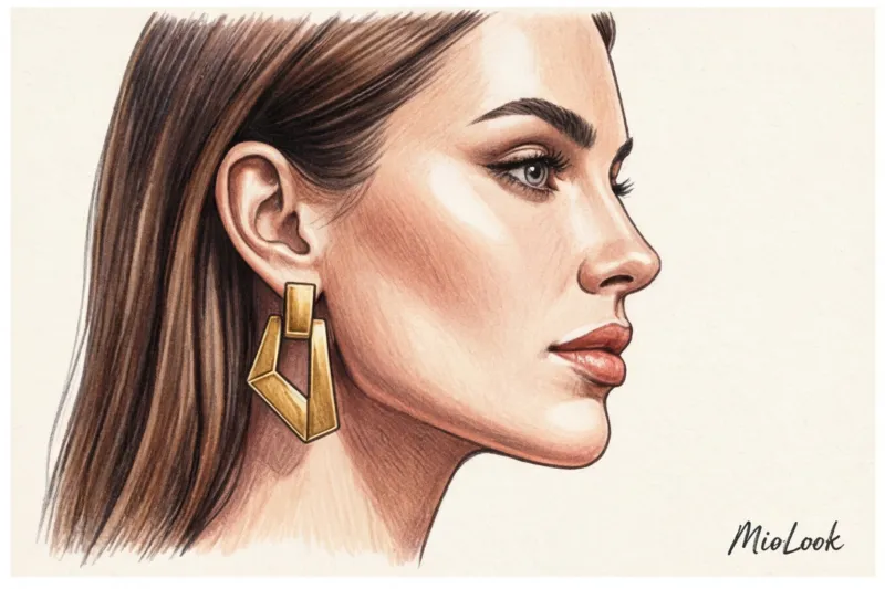 Как подобрать серьги по форме лица: от пусетов до шандельеров - 8