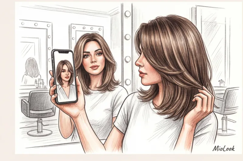 Трендовые стрижки года: примеряем шегги, маллет и каскад в нейросети - 7