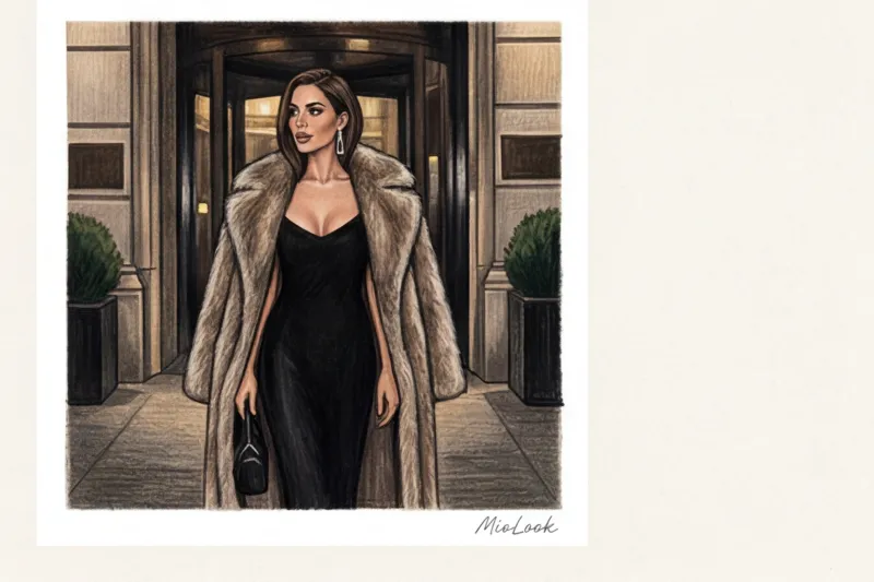 Вечерние образы в стиле Mob Wife: кружево, кожа и шелковые комбинации - 9