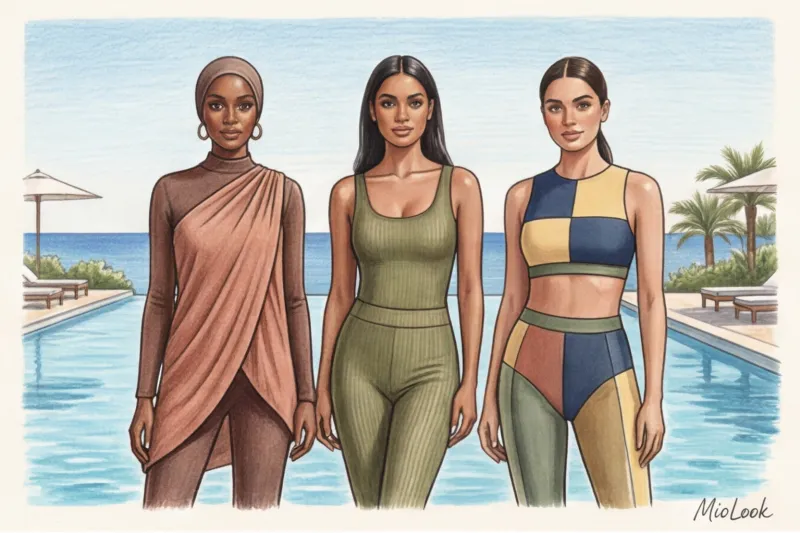 Модные буркини: главные тренды закрытой пляжной моды - 2