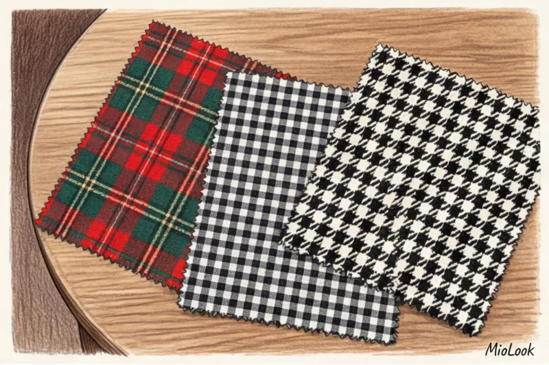 Разновидности клетки в одежде: тартан, виши, гусиная лапка и их сочетания - 2