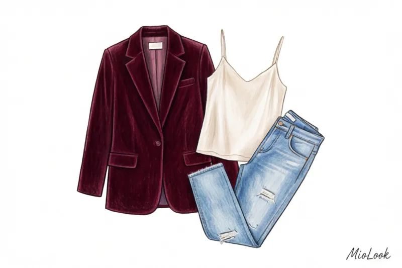 Бархат и вельвет: как вписать тяжелые фактуры в повседневный стиль - 2