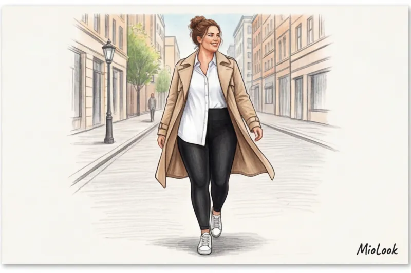 Спортивный стиль для полных женщин: комфорт и коррекция фигуры - 8