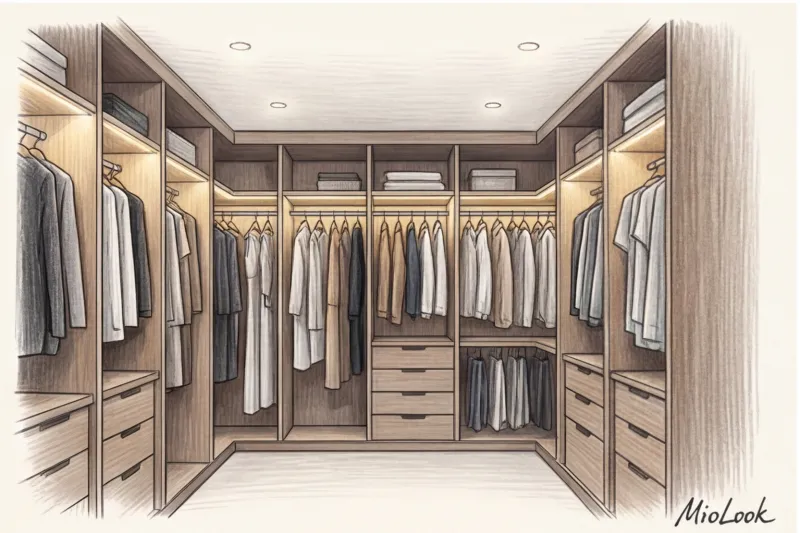 Освещение в гардеробной: выбираем правильный свет для примерки - 7