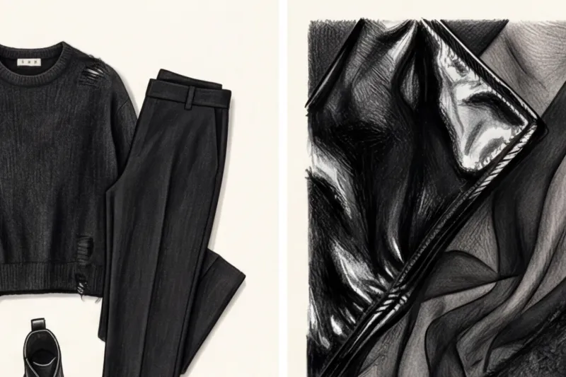 Темная палитра: как носить тотальный черный в стиле гранж и не выглядеть скучно - 2